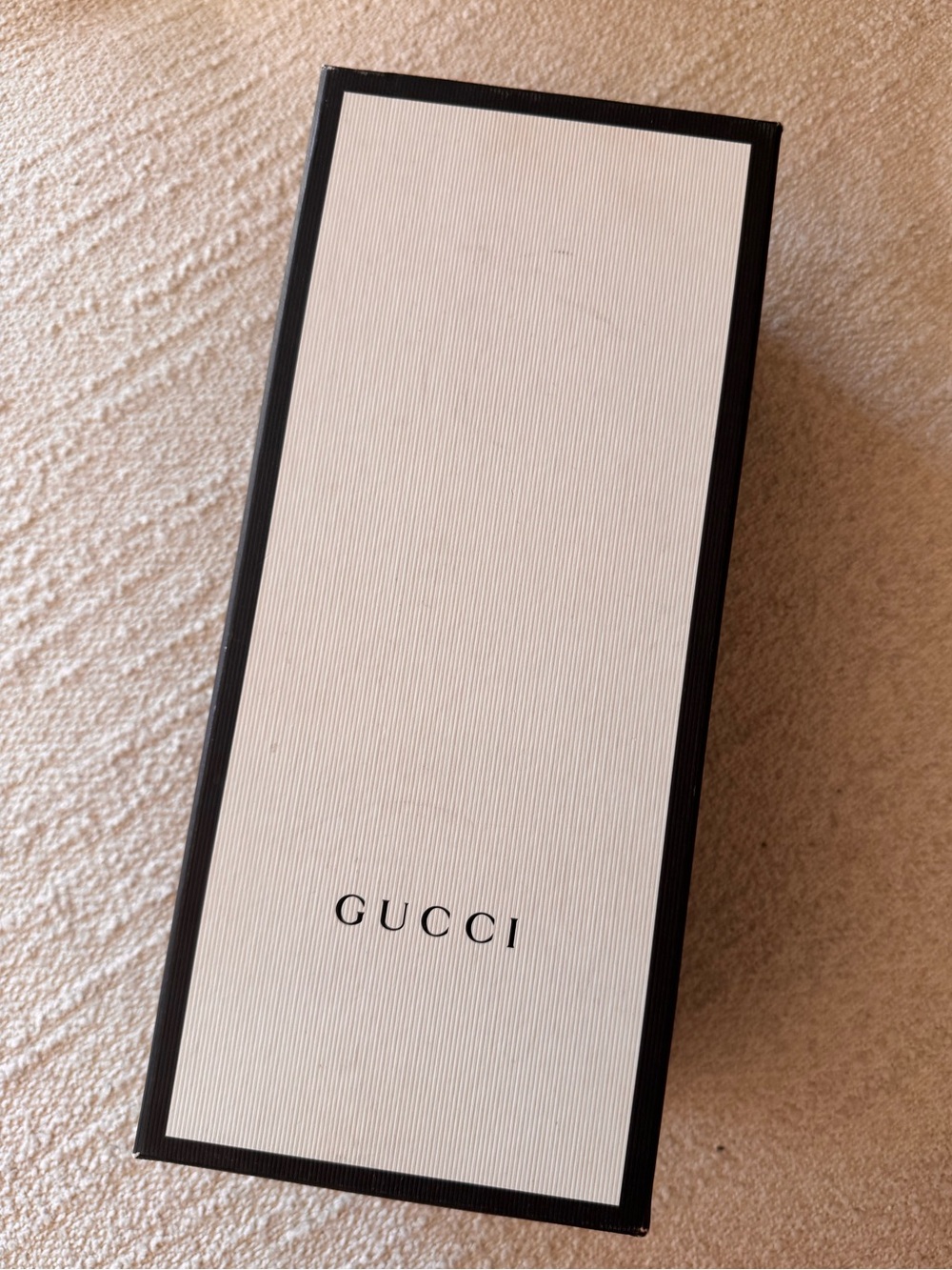 Gucci Sylvie Web Bow Metallic Gold Leather Ballet Flats –Size 37.5 –Box Included - Picture 7 of 8